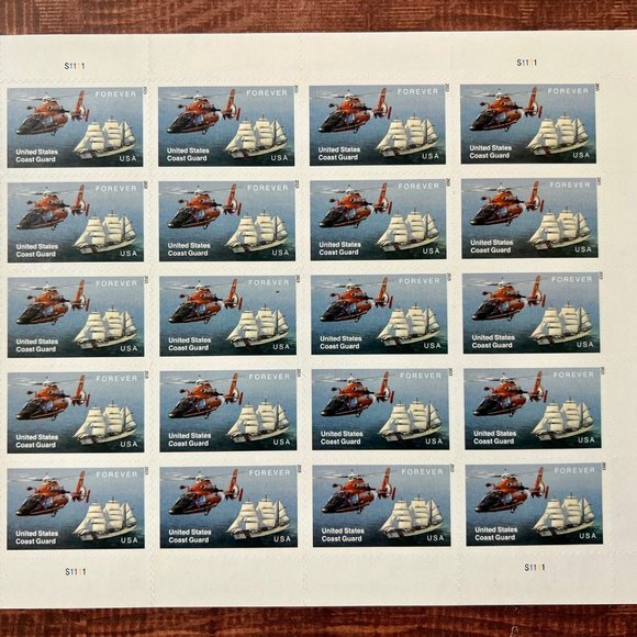 US Coast Guard 2015 Postage Stamp Sheet, USA Forever #5008 - Picture 2 of 5